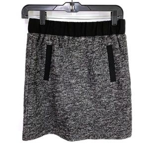 Loft Grey Wool Skirt